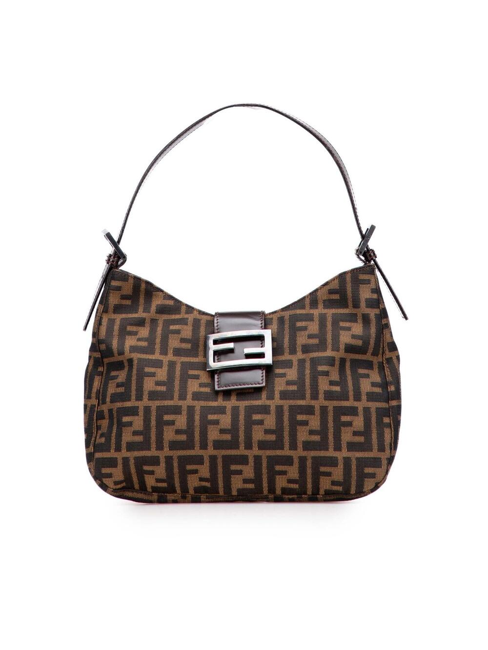 Fendi Zucca Canvas Shoulder Bag Pre- #360591F84B